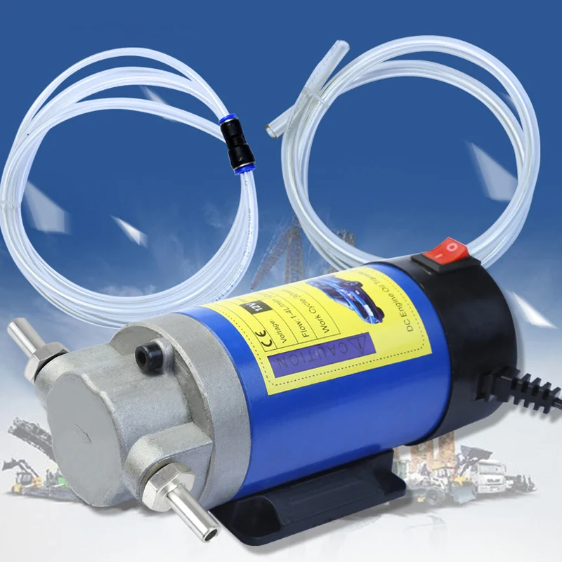 EAFC 12 V-24 V Olie Diesel Extractor Pomp Elektrische Scavenge Zuig Overdracht Verandering Pomp met Buizen 100 W 4L voor Auto Boot Motor