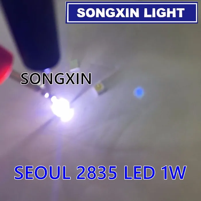 100pcs SMD 0402 0603 0805 2835 3528 1206 5050 5730 3014 3020 LED Diodo สีขาว Light-Emitting-Diode SMD ไดโอด Ultra Bright LED 3V