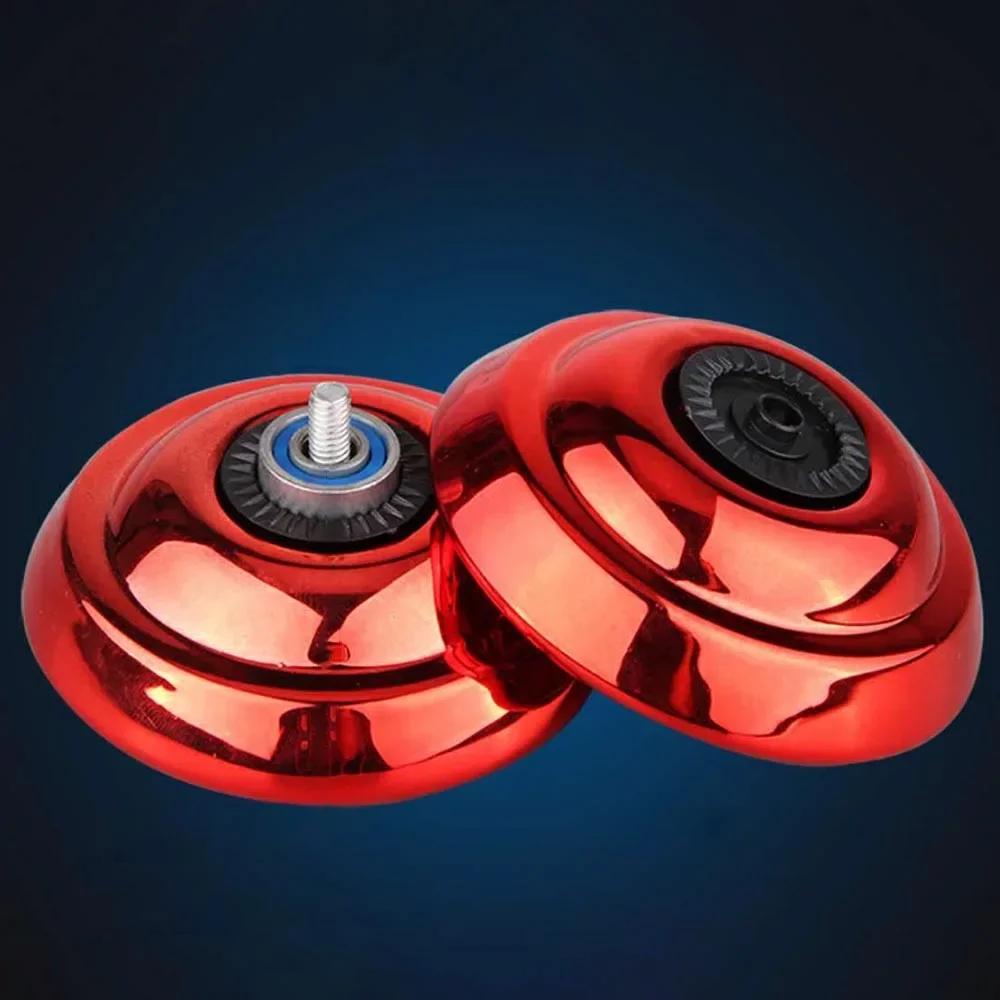 4 Cores Crianças Magia Yoyo Responsivo de Alta Velocidade Liga De Alumínio Yo-yo Torno CNC com Spinning String para Meninos Meninas Crianças yoyo ocjlos
