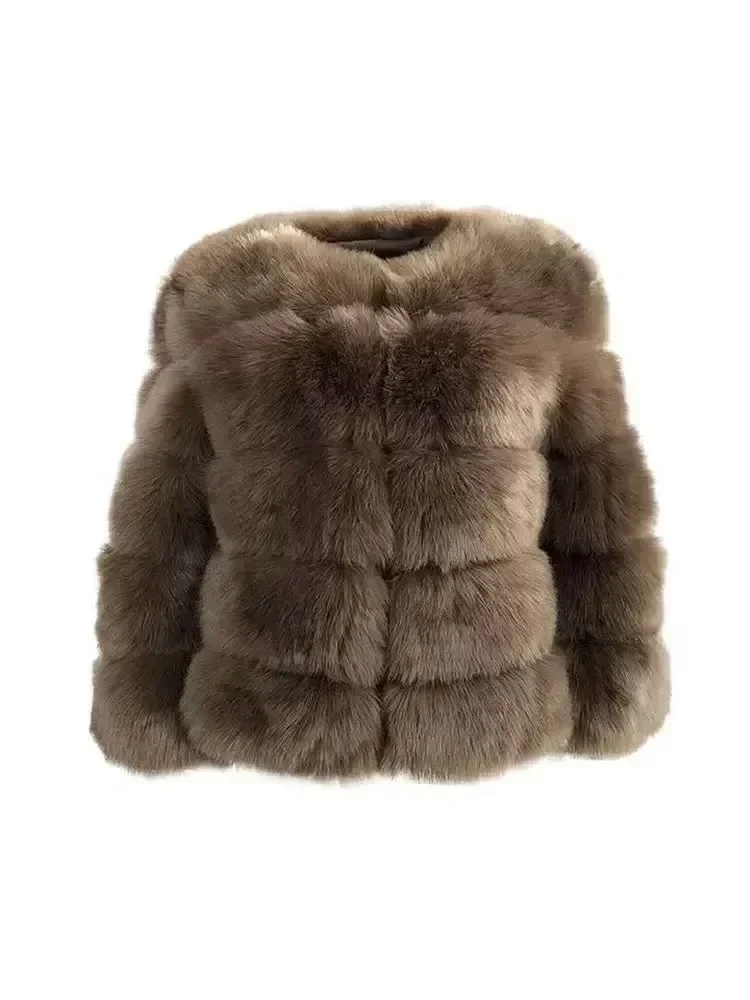 Mode Warme Faux Pelz Verdicken Mantel Für Frauen Vintage Langarm Mit Kapuze Kurze Weibliche Jacken Herbst Winter Chci Dame Streetwear