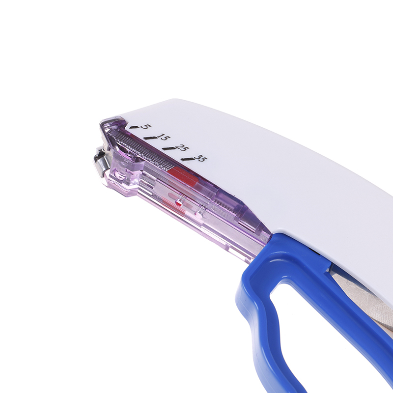 Estéril quirúrgico médico de piel de 35W con grapadora de piel de un solo uso con 35 grapas anchas