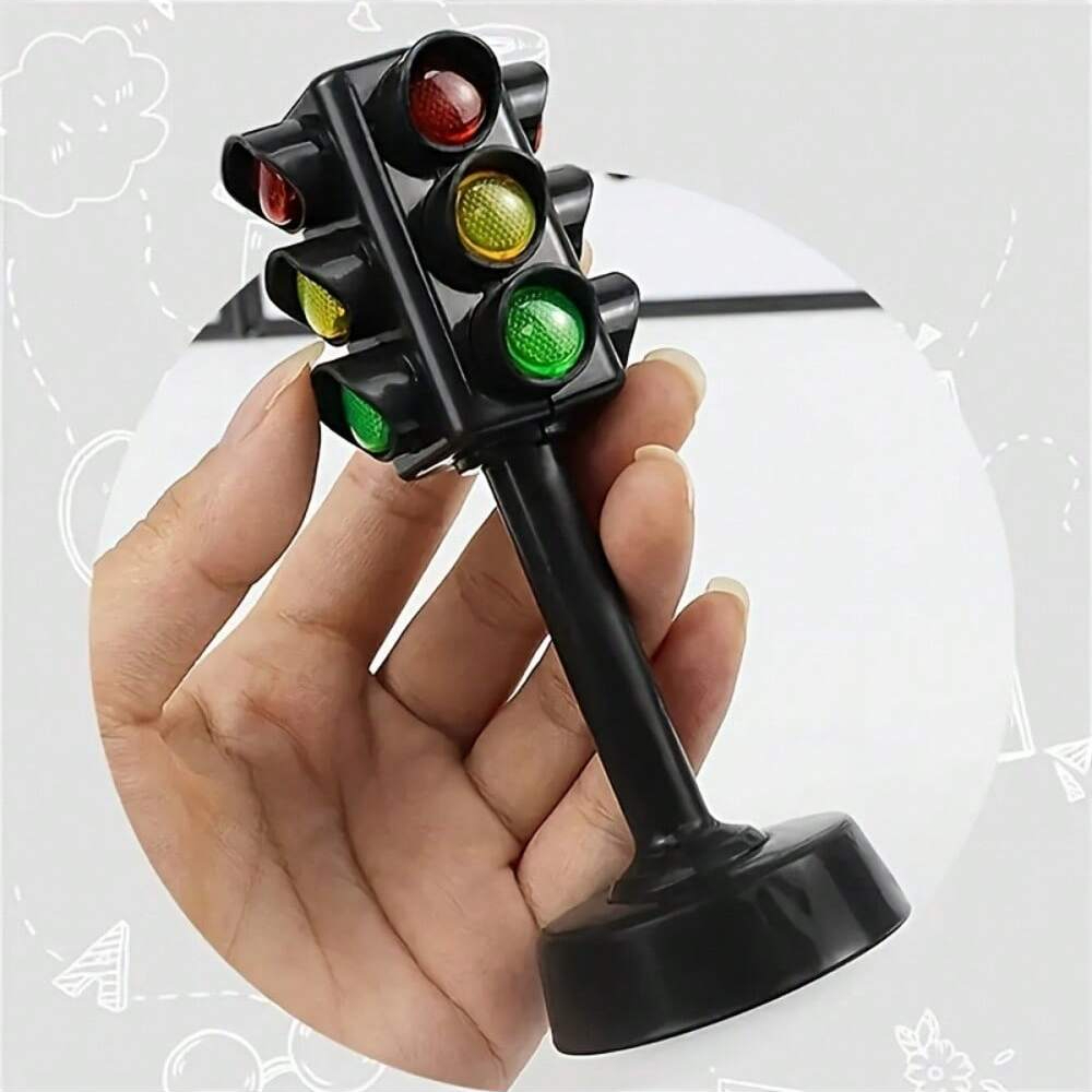 Mini ป้ายจราจรแผนที่ Light Block,เด็กความปลอดภัยการศึกษาปริศนาเด็ก Traffic Light ของเล่น, ของขวัญสําหรับเด็ก