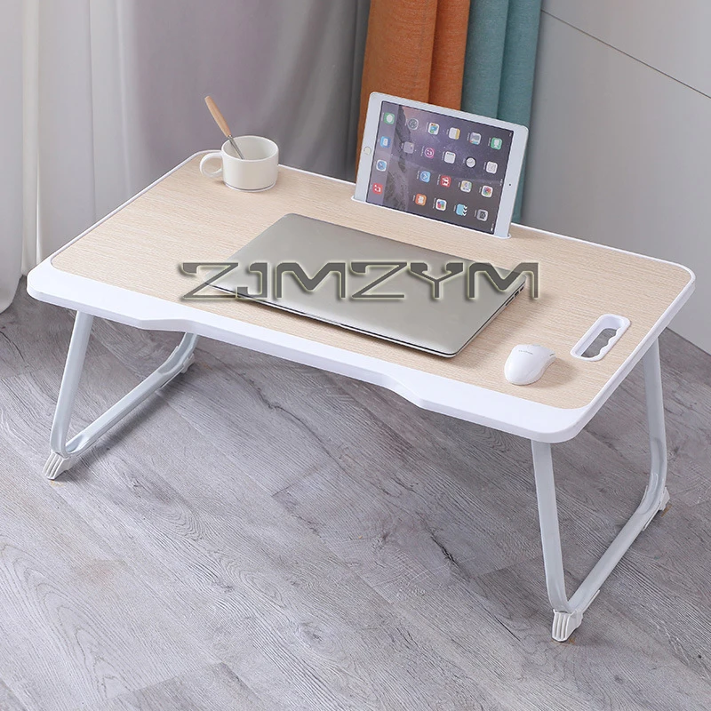 Multi-funcional dormitório mesa de estudo quarto varanda sentado mesa dobrável pequena mesa cama portátil computador