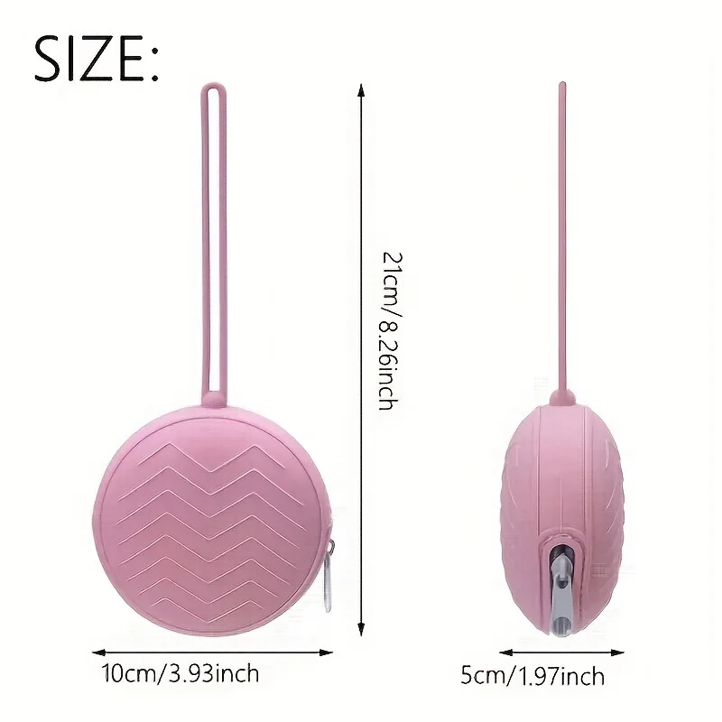 Caso de armazenamento de chupeta de silicone, suporte de chupeta recém-nascido, chupetas de bebê de viagem bolsa de silicone, acessórios de chupeta