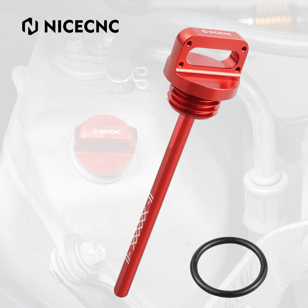 Varilla de nivel de aceite ATV para Yamaha Raptor 700 700R YFM 700RW 700RSE Raptor 660R YFZ450 YFM700RW YFM700RSL Accesorios de repuesto Rojo