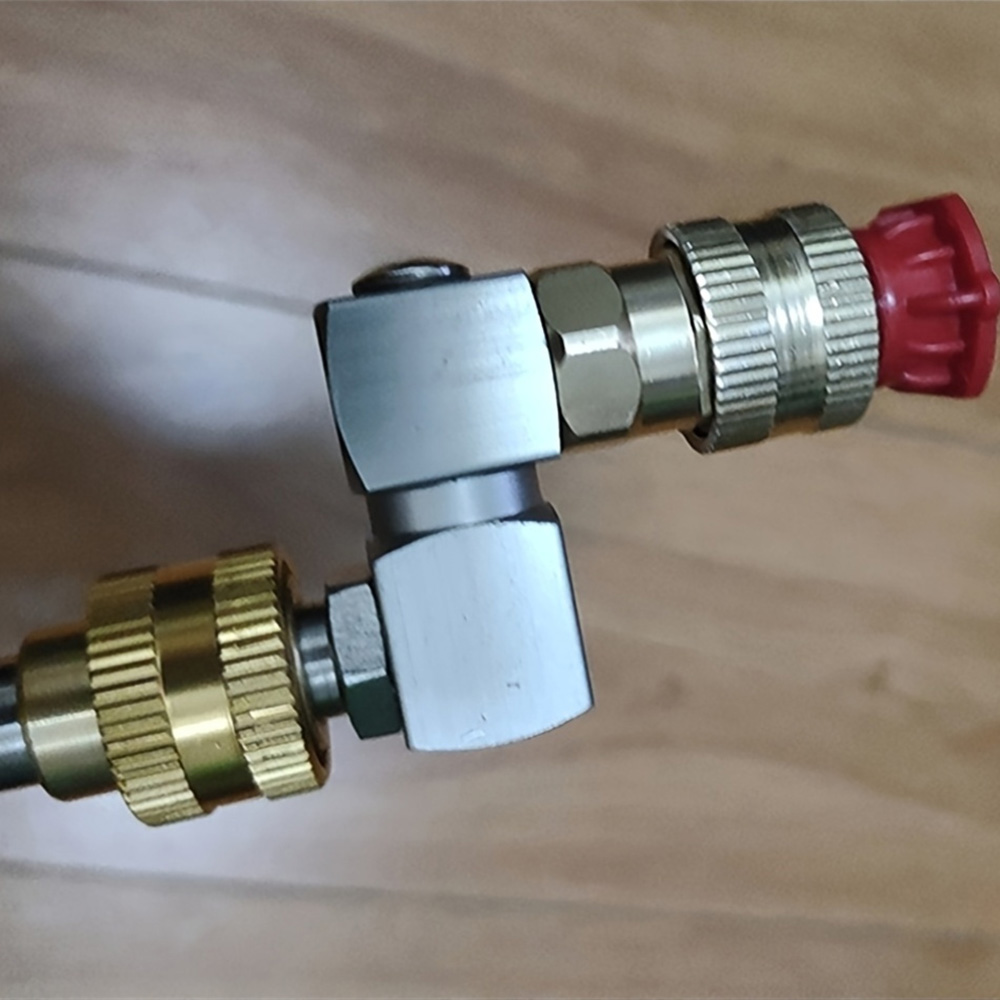 360° Rotating Pressure Washer Gun Jet Nozzle, 1/4" Quick Connect Adapter for Car Cleaning - Leak-Proof, Water Saving