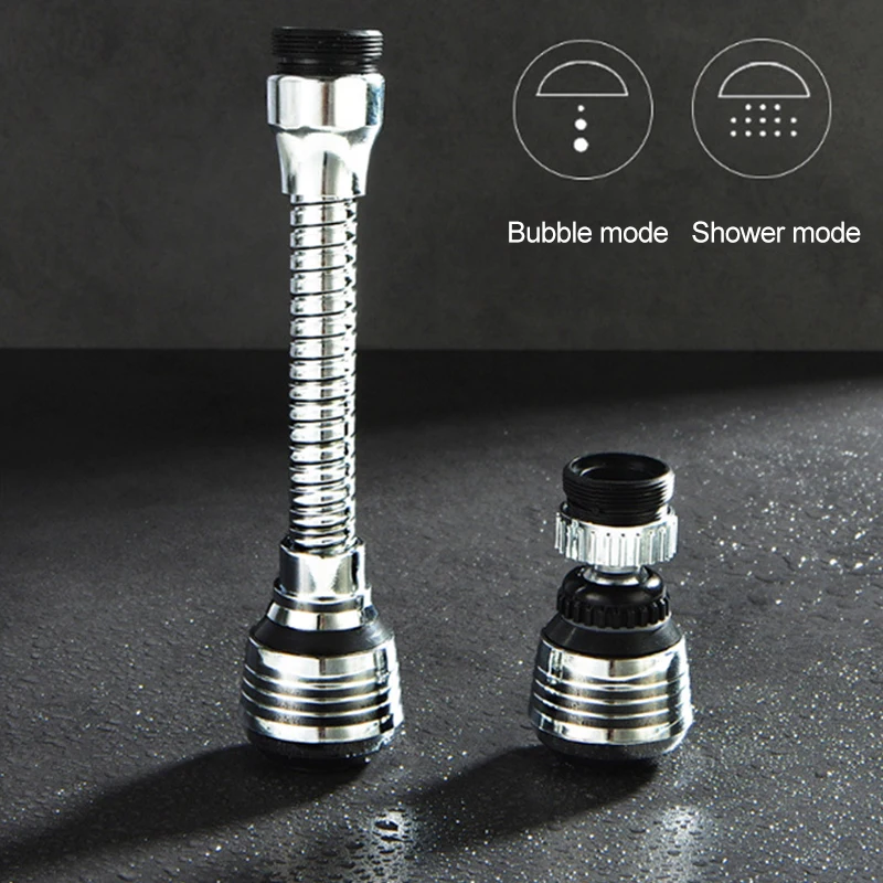 360-Grad-Drehung, Küchenarmatur, Wasserhahn, Bubbler, spart Wasserhahn, wassersparend, Duschbrause, Badezimmer, Duschkopf, Filterdüsenanschluss
