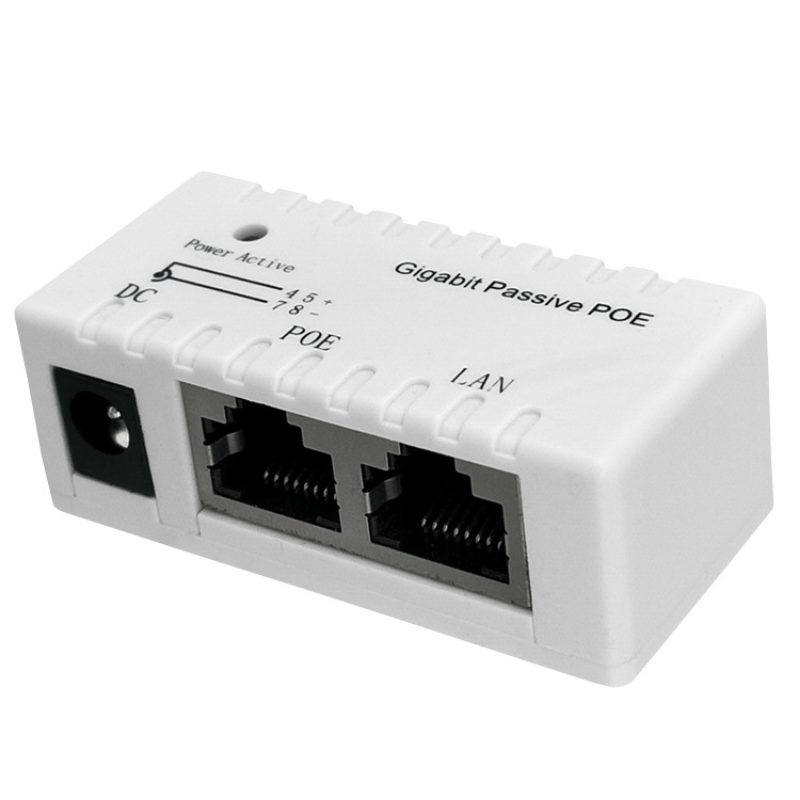 1000Mbpsギガビット,個別ポート,パッシブインジェクターパワー,IPカメラ用スプリッター,アダプターモジュール,アクセサリーpe DC12-48v