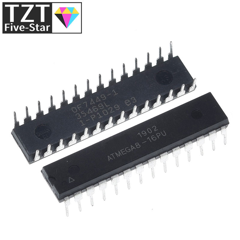 TZT 1/3PCS ATMEGA8-16PU ATMEGA8