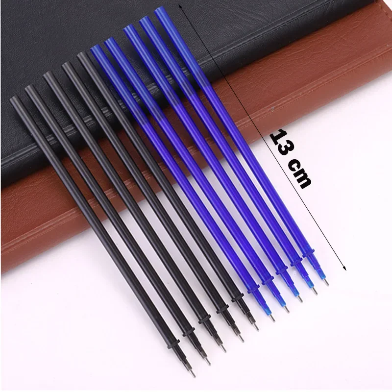 4 + 20 Chiếc/Bộ Kawaii Gấu Lợn Mèo Xong Xóa Được Gel Nạp Lại Que 0.35Mm Xanh Mực Đen có Thể Giặt Tay Cầm Trường Đồ Công Sở Tặng