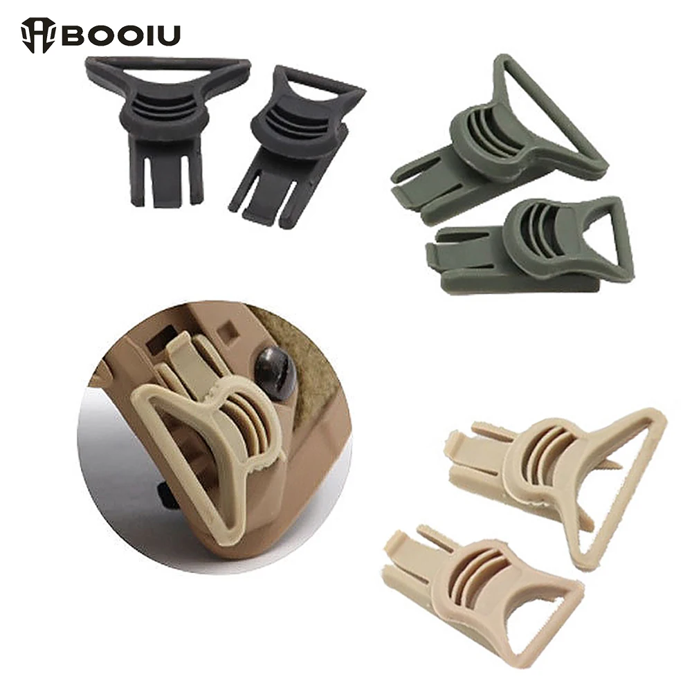 BOOIU Taktische Schienenbrille Schnallenadapter FAST MICH Taktischer Helm Multifunktionale ARC Schienenbrille Schnalle Helmzubehör