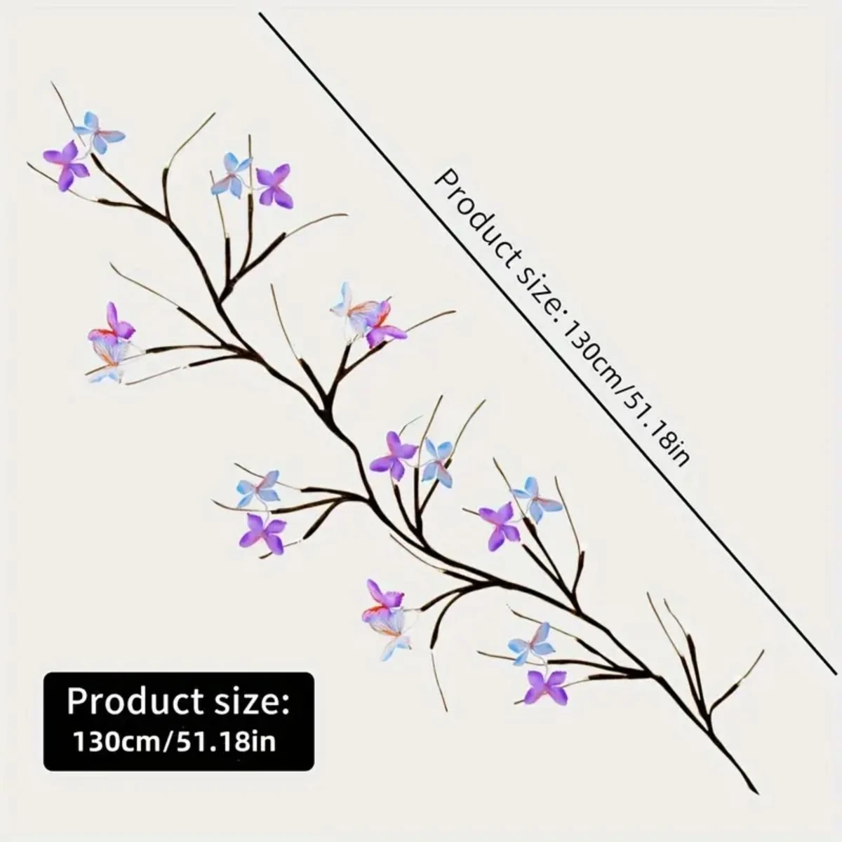 1pc 30LED Luce di vite di salice incantata con farfalla Alimentata tramite USB 8 modalità di illuminazione Luci di vite impermeabili per interni ed esterni adatte