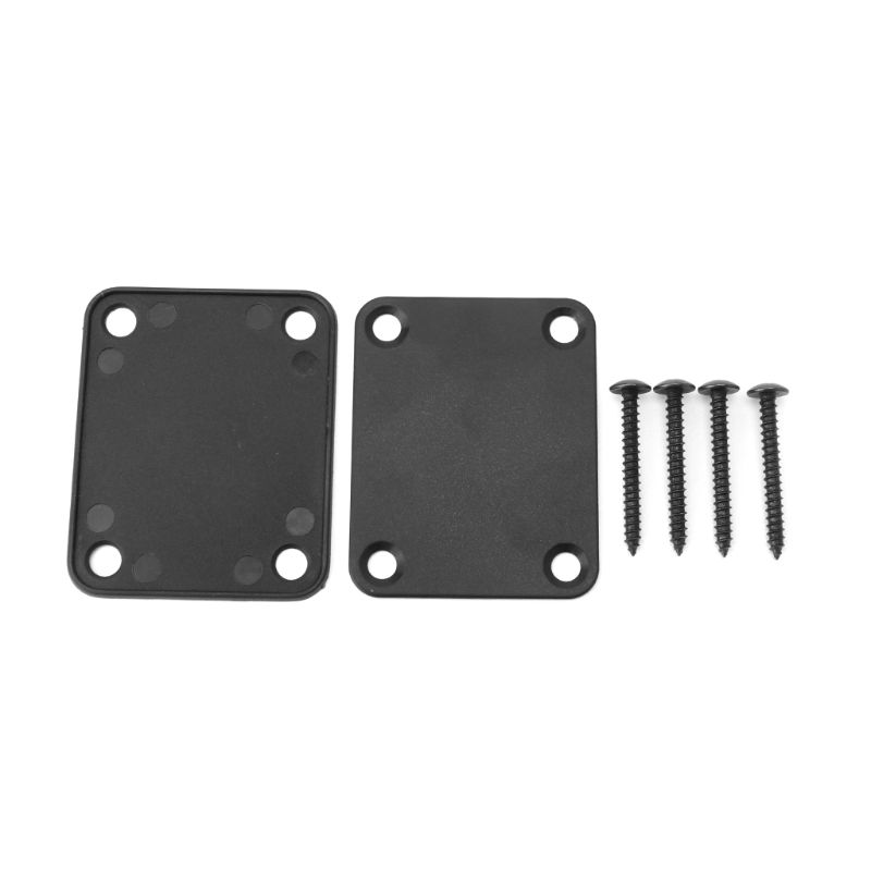 1 Set E-Gitarre Halsplatte Fix Tele Gitarre Hals Gelenk Board 4 Schrauben