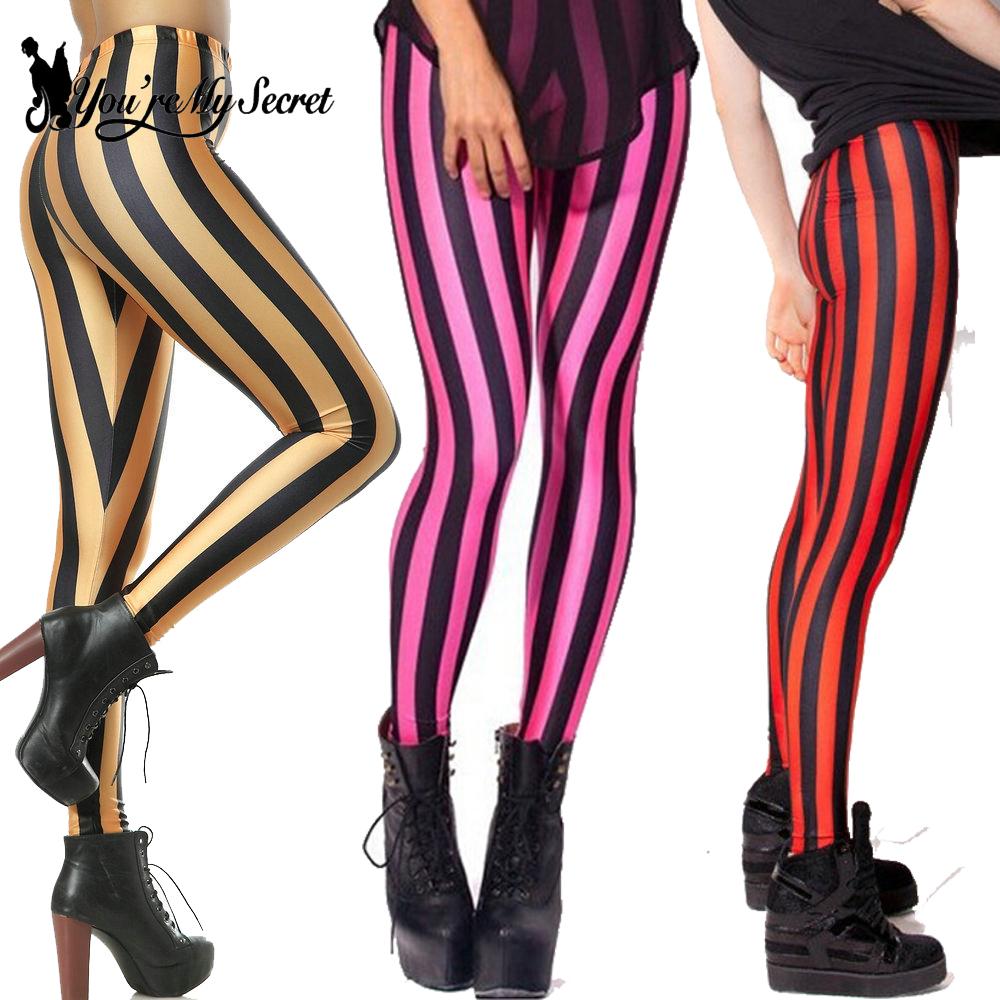 [Eres mi secreto] Leggings sexis de moda para mujer, pantalones con estampado de rayas elásticas de cintura alta, mallas deportivas informales, pantalones con realce de cadera