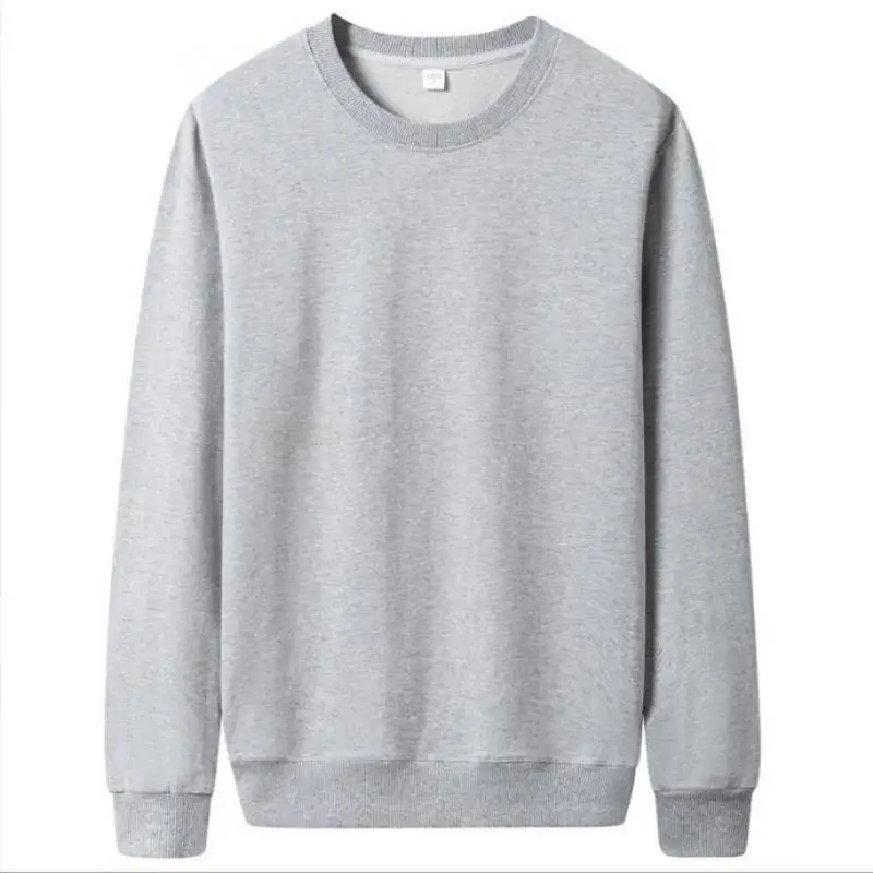 Sudadera con capucha informal para hombre, sudadera de Color sólido, moda de invierno y otoño, sudaderas informales, jersey de lana, ropa de calle