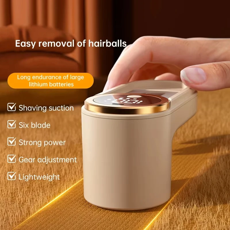 Removedor de fiapos para roupas, portátil, elétrico, removedor de pelota de fuzz, display led, recarregável para roupas, tecido, barbeador, removedor de fiapos