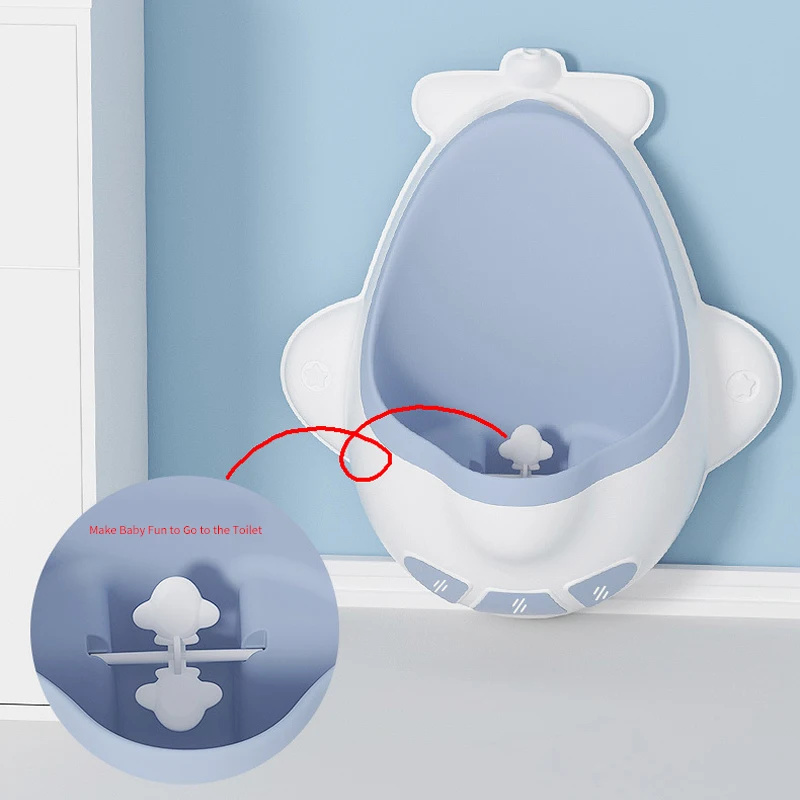 Orinal de pie para bebés, orinal con forma de avión, urinarios montados en la pared, entrenamiento para el baño, soporte para niños, orinal Vertical, orinal para orinar infantil Tod