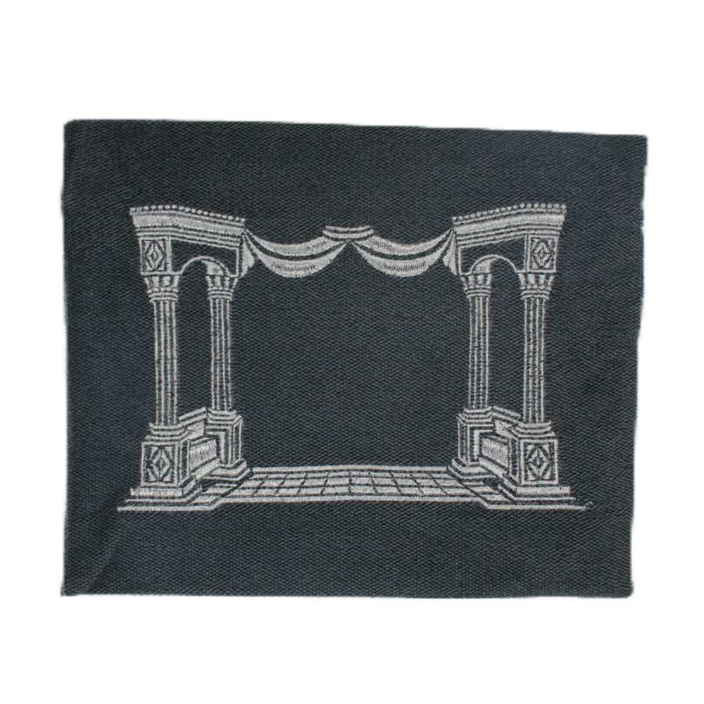 Tefillin saco de linho para tallit com design de casa bordado presente judeu hanukkah