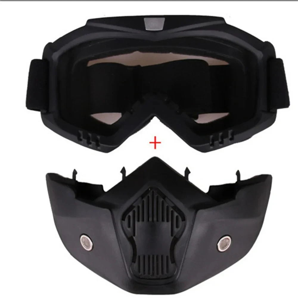 Okulary motocrossowe pyłoszczelne regulowane gogle motocyklowe oddychające pełnotwarzowe ochronne okulary do motocykla crossowego terenowego maska