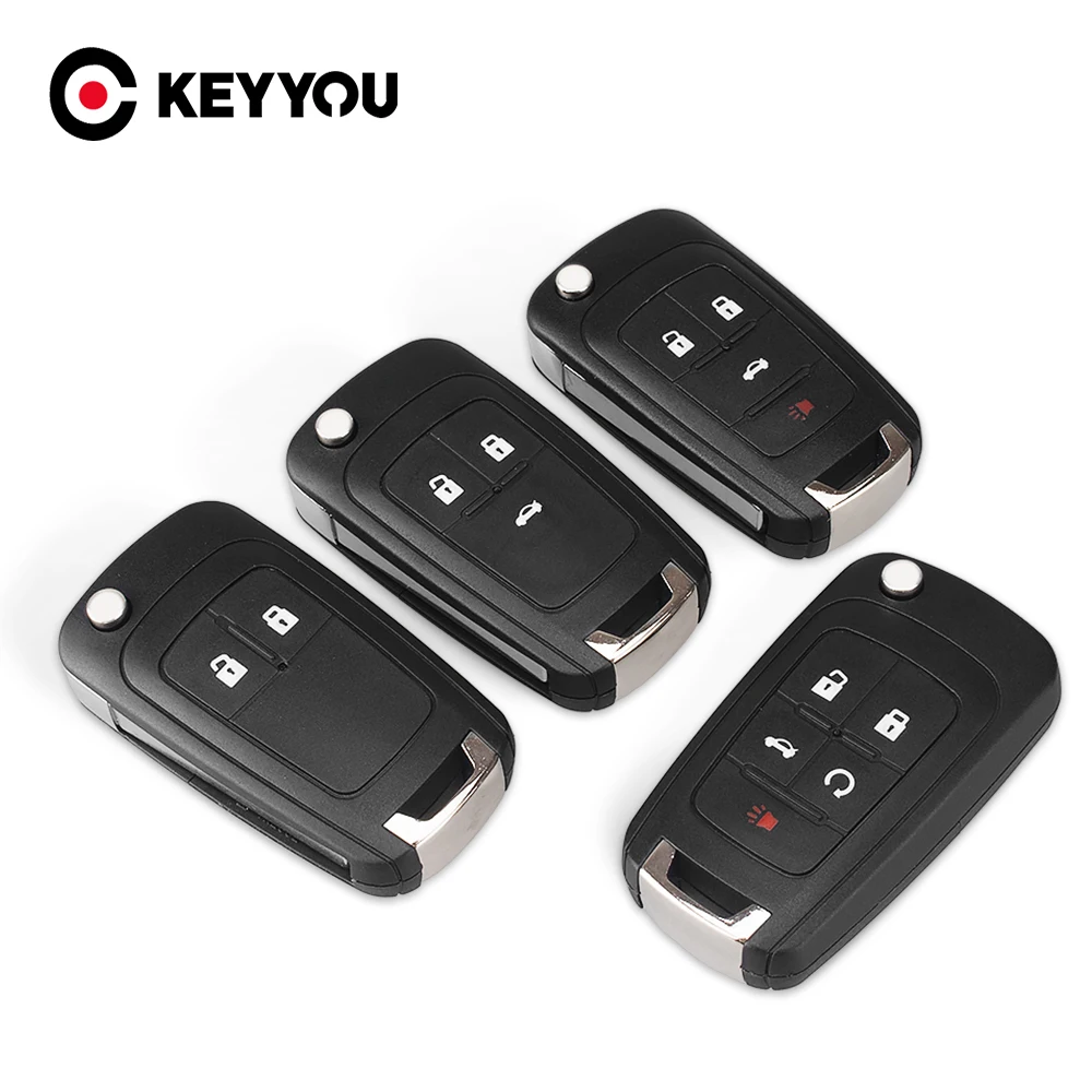 KEYYOU 2/3/4 кнопки дистанционного управления автомобиля складной чехол для ключа для Opel Vauxhall Insignia Astra J Zafira C Mokka Corsa E