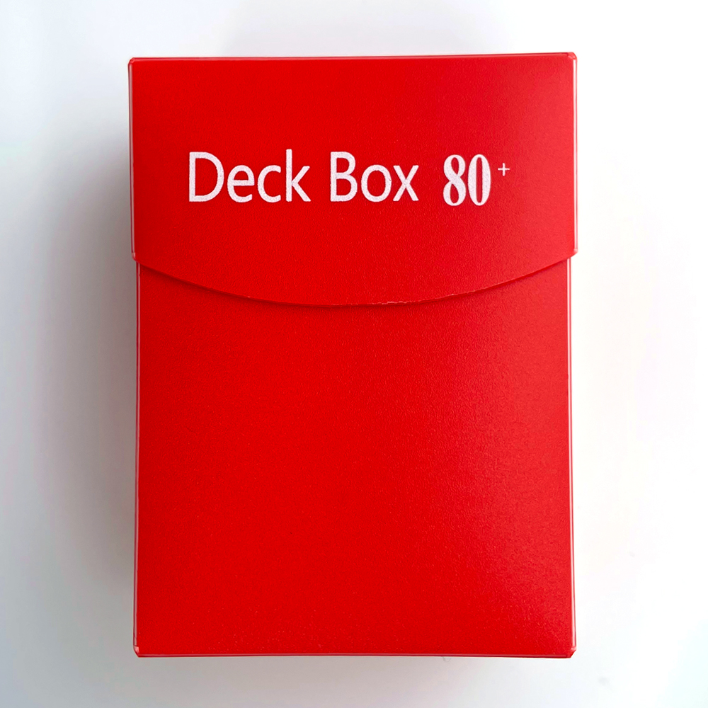 80 + การ์ดดาดฟ้ากล่องสีคลาสสิกเกมกระดาน TCG การ์ดดาดฟ้าคอลเลกชันกล่องการ์ดสําหรับ Magica PKM YGO Gathering