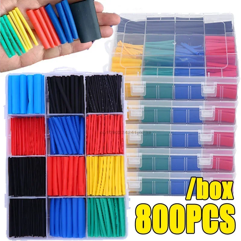 Schrumpfschlauch-Set, Draht, elektrischer Anschluss, Drahtwickel, Kabelschutz, thermobeständiger Schlauch, Verpackungsisolierung