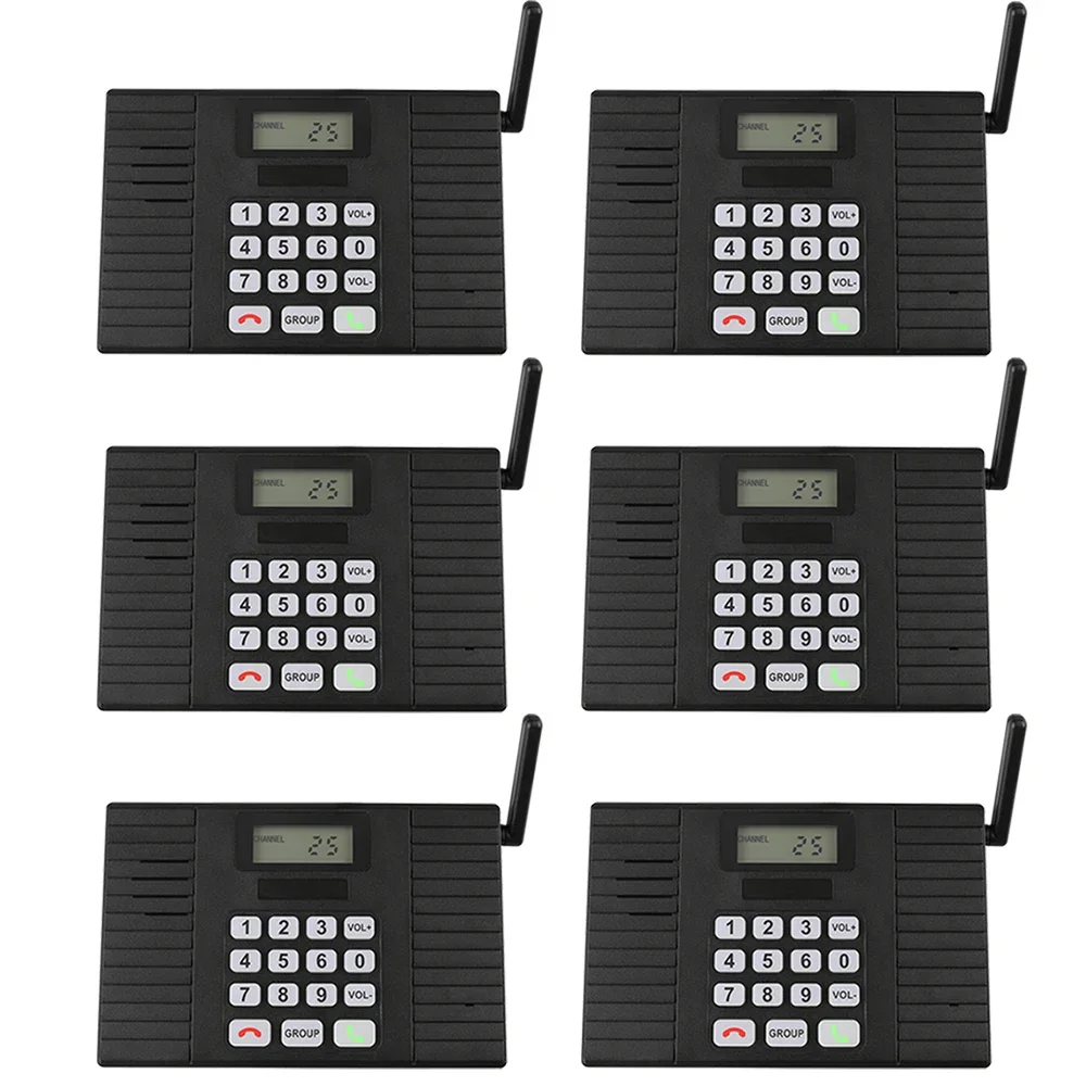 Wireless Intercom Two Way Communication System Hand Free Talk 999 Meters Real Time Intercom  for Villa Room Office Hotel Factory