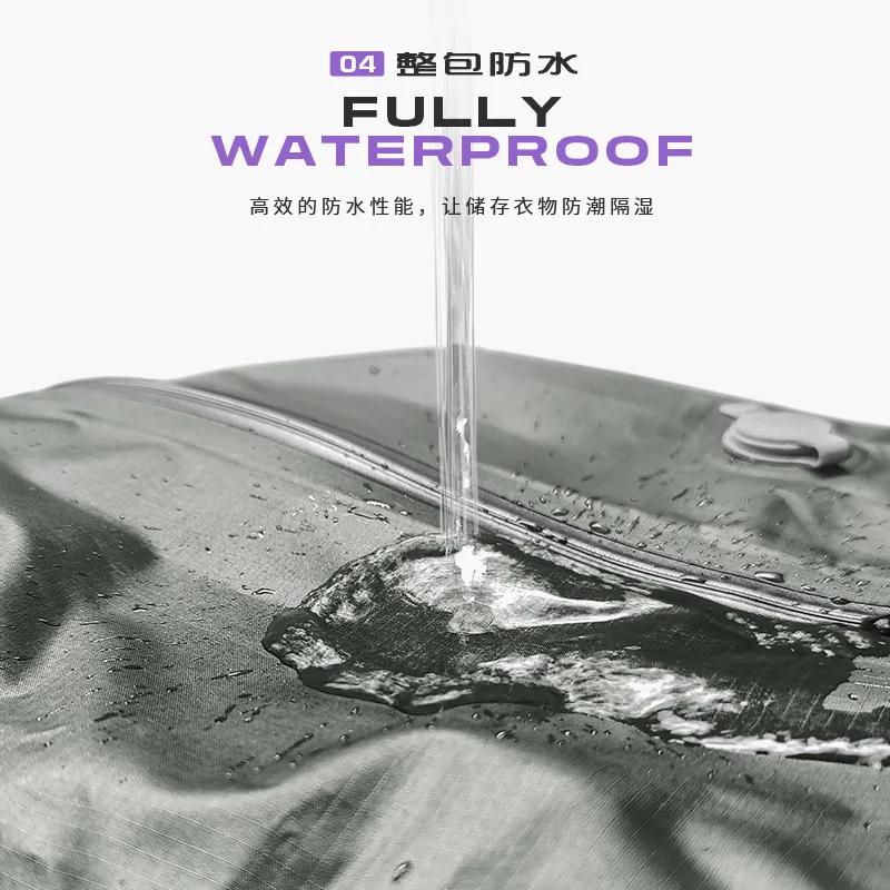 18 inch Airback Vacuum Seal for Clothes Travel Backpack with Air Pump Compression Bag Pack Organizer Waterproof  Anti Theft Bags