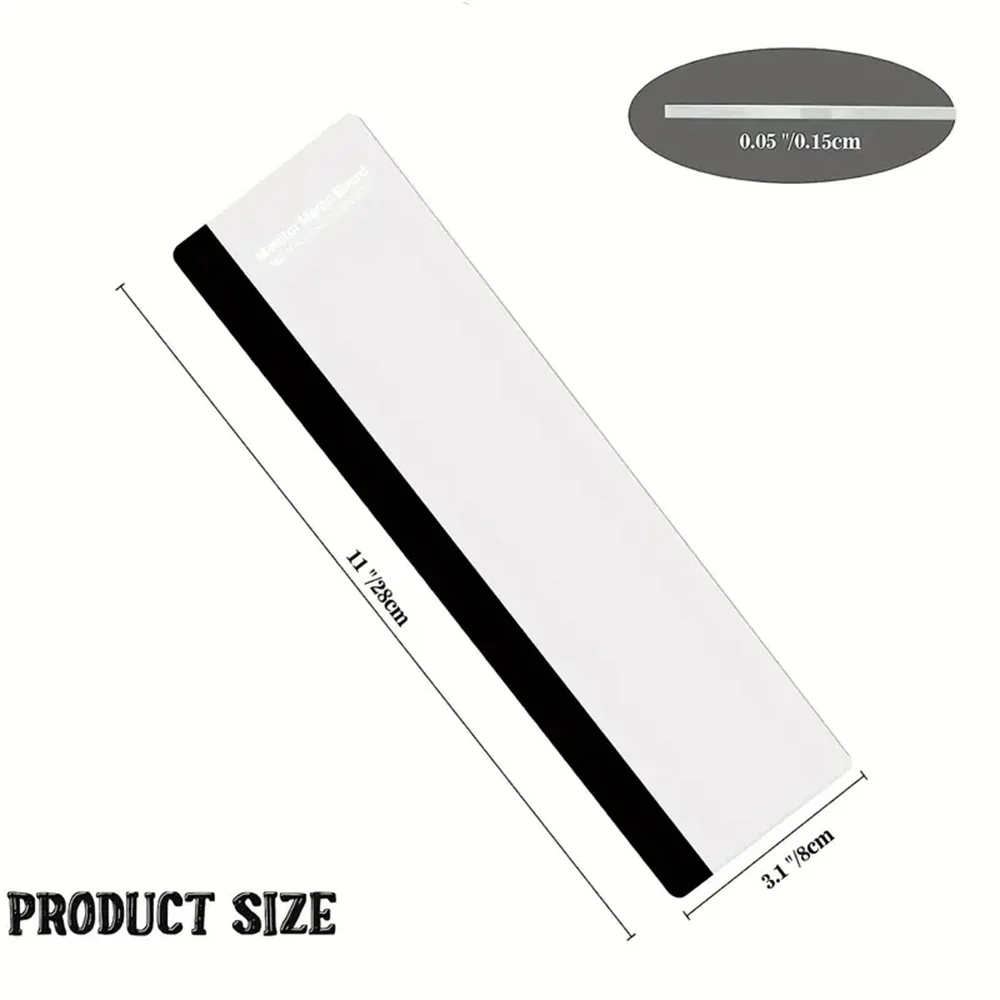 1PCS left/right Monitor Memo Board Clip - Streamline Workspace, Enhance Decor with Durable Note Holder for Home & Office