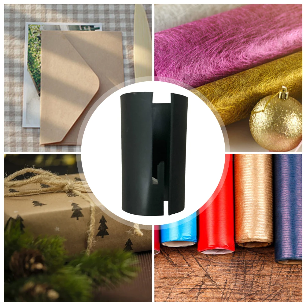 Kraft Paper Roll Slitter Cutter Lightweight Safe Bladeless Cutter Machines Portable for Birthday Holiday Crafting Wrapping Paper