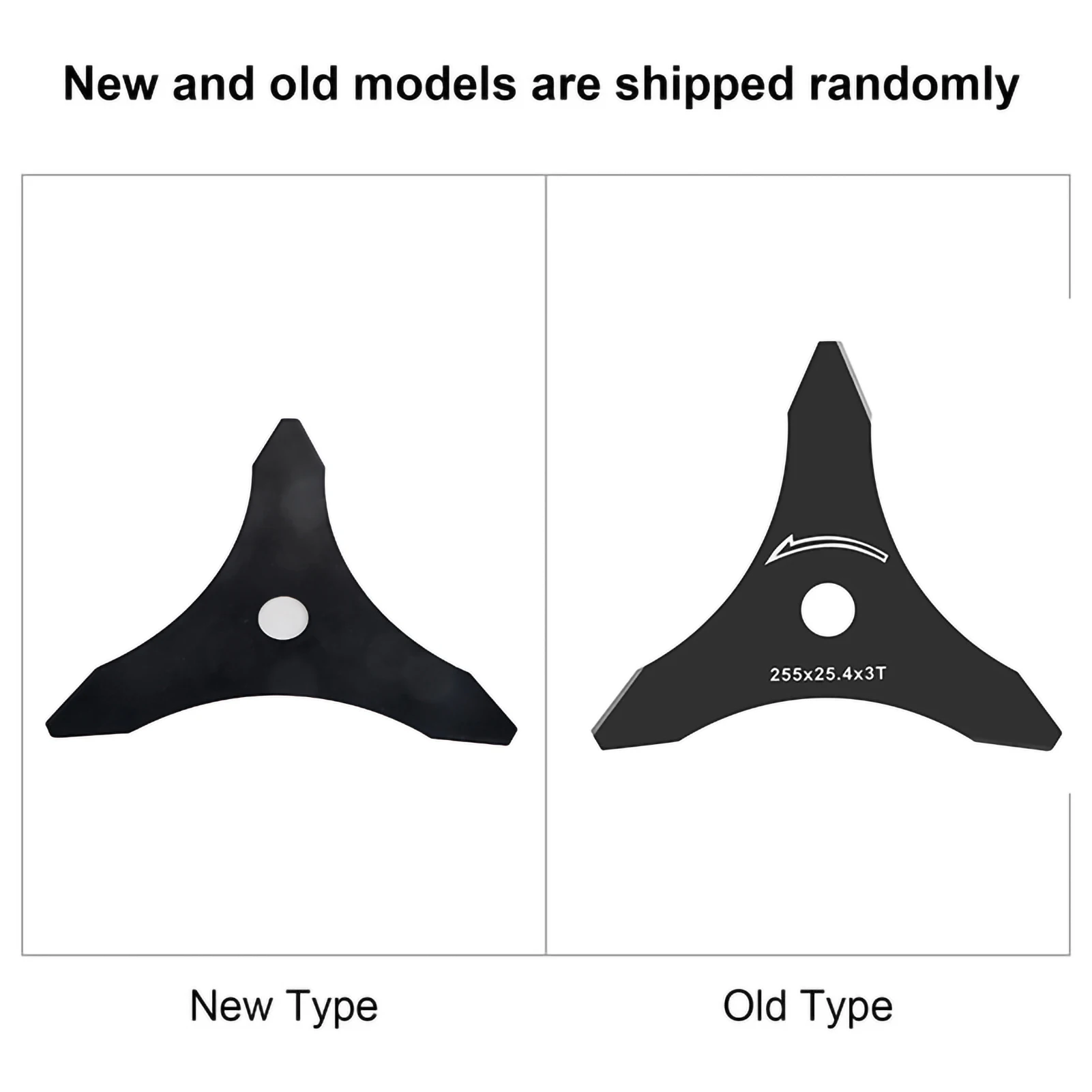Lama per decespugliatore da 10" x 3T, sostituzione a 3 denti per quasi tutti i trimmer ad albero dritto che può ospitare la dimensione