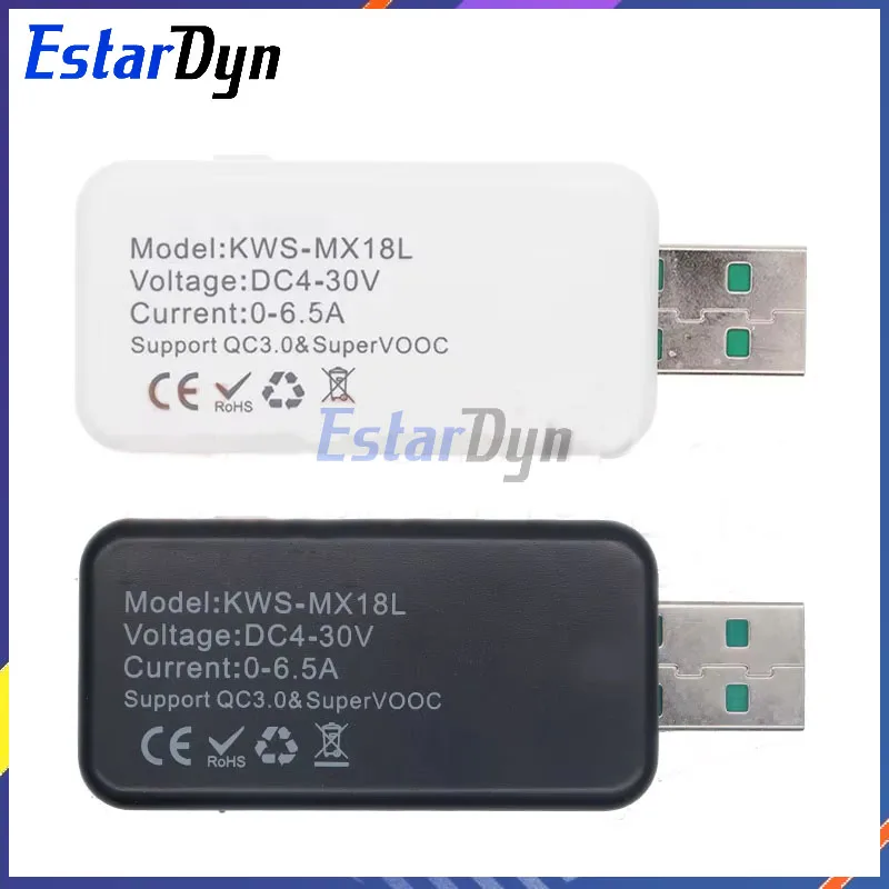 Estardyn เครื่องทดสอบ10 in 1 USB, เครื่องตรวจจับโวลต์มิเตอร์ไฟฟ้ากระแสตรงแบบดิจิตอลโวลต์มิเตอร์มิเตอร์วัดกระแสไฟกระแสแอมป์โวลต์แอมมิเตอร์ตัวแสดงที่ชาร์จแบตสำรอง