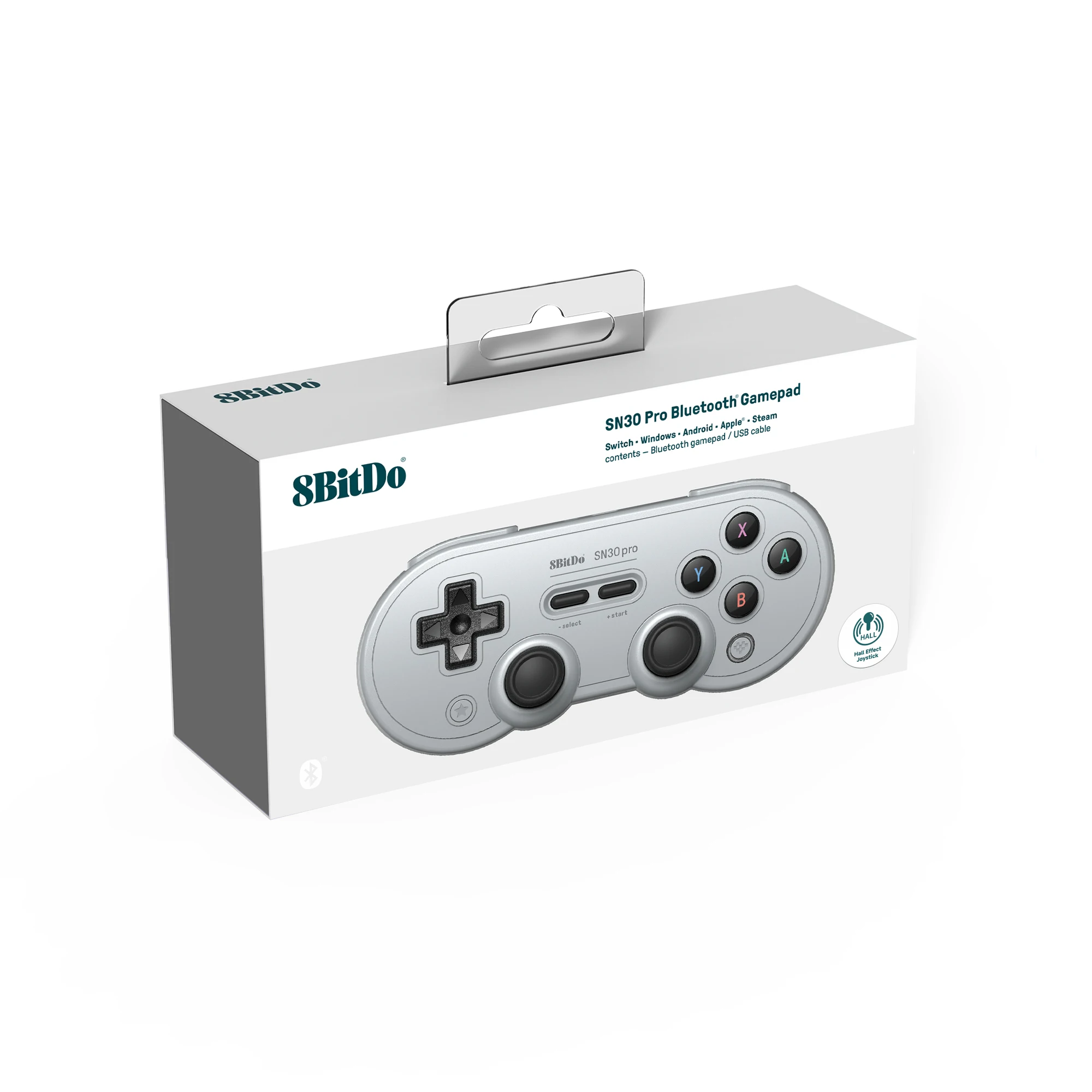 Controlador de juegos inalámbrico Bluetooth 8Bitdo SN30 Pro con efecto Hall para Switch 2 MacOS Android Raspberry Pi Windows Steam Deck