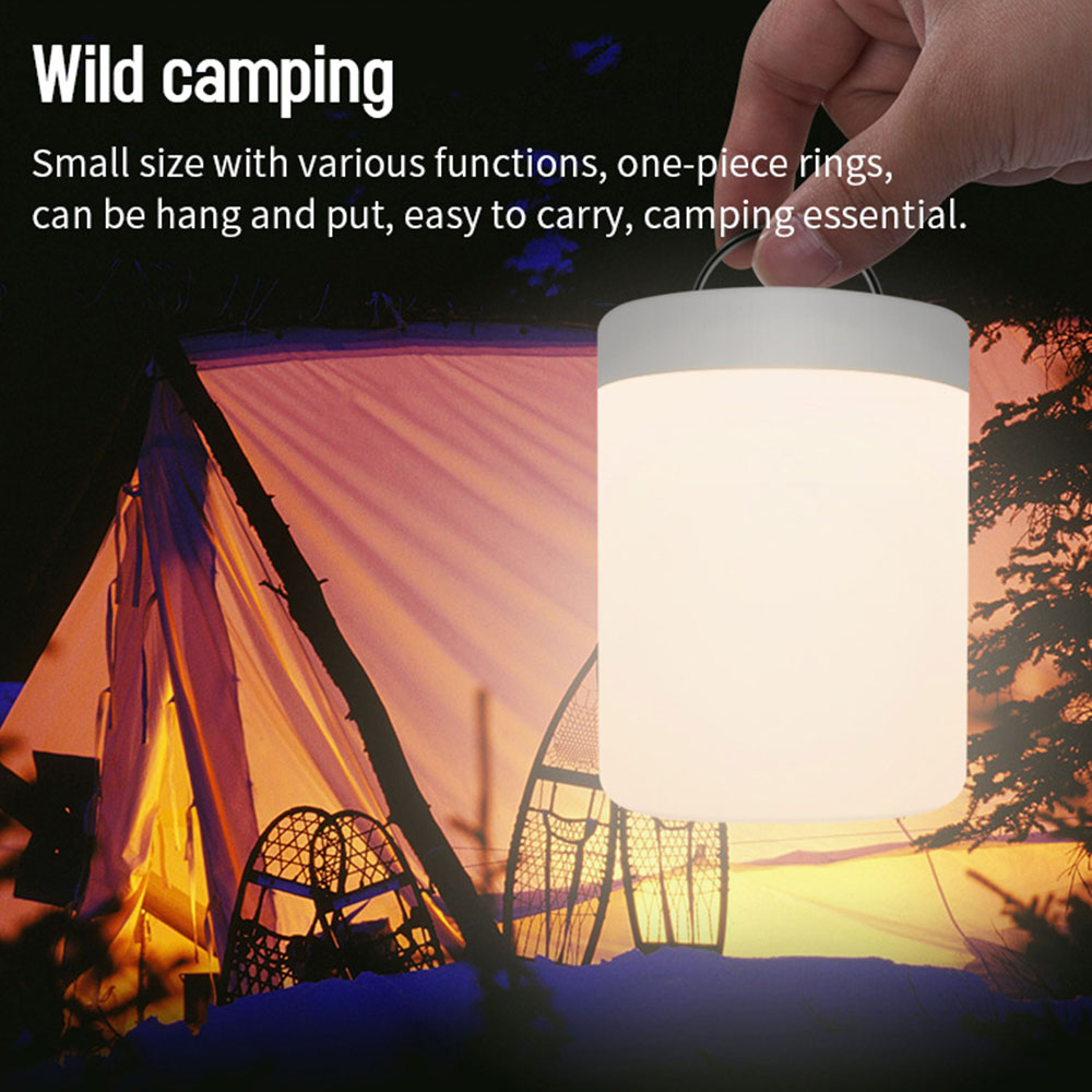 Smart LED Touch Sensor Nachtlicht Wiederaufladbare Tischlampe RGB Dimmbare Nachttischlampe Außenkappen Laterne Atmosphäre Licht