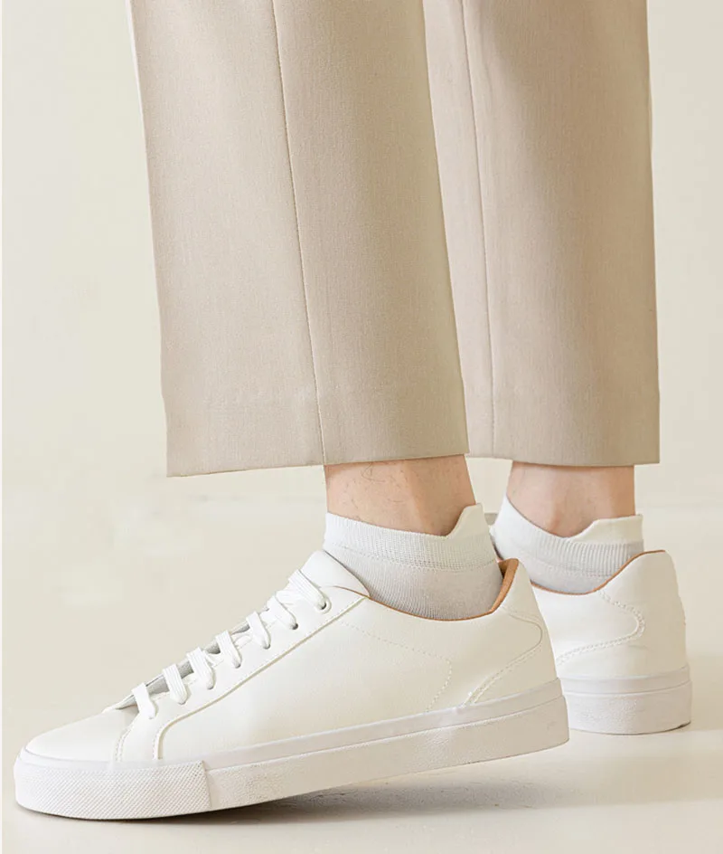 Calcetines cortos de algodón con cinco dedos para hombre, medias transpirables con absorción del sudor, a prueba de olores, hasta el tobillo, para primavera y verano, 2024