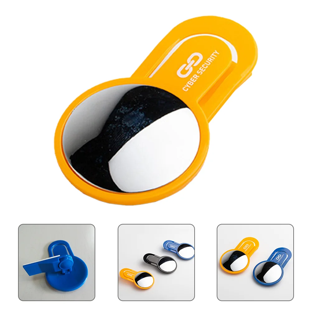 Compact Computer Rearview Mirror Office Desk Workbench Surveillance Abs Reflective Material Safety Gadget Monitor Accessory