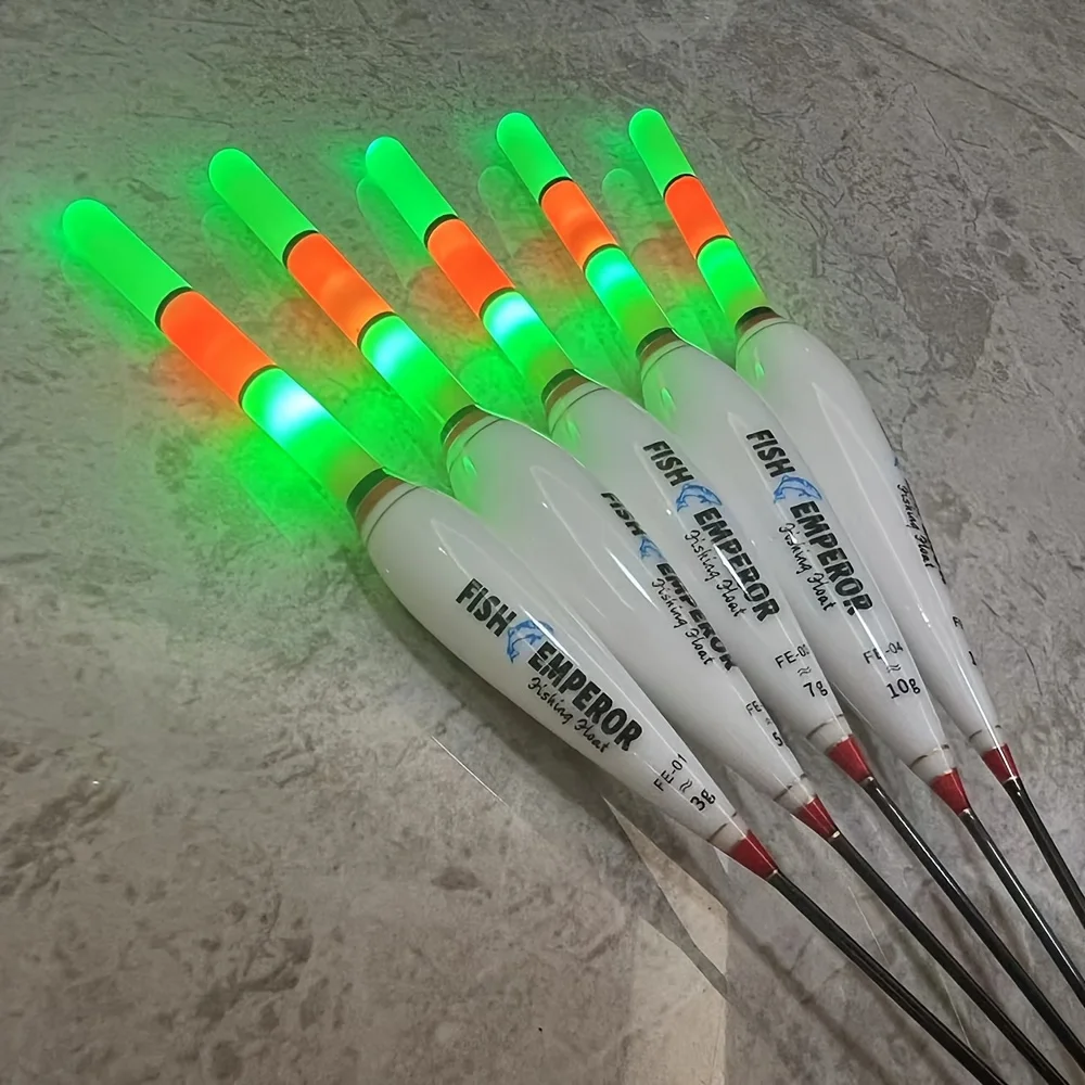2 個夜釣り電子フロート大浮力ブイ Led 発光 Cr425 夏発光漁具漁具 2024 新