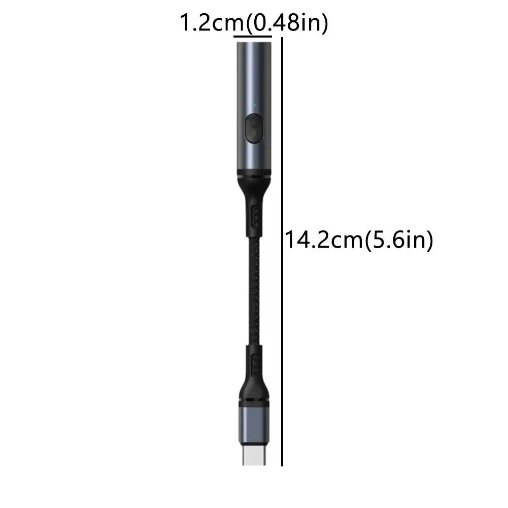 Metal Windproof Rechargeable Electric Lighter USB Type C Cable for Cell phone  no fit  Flameless Igniter tools