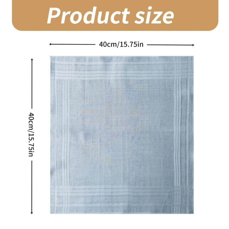 5PCS Bandanas Multiuse Taschentuch Taschentuch Handtuch für Erwachsene Business Anzug Dropship