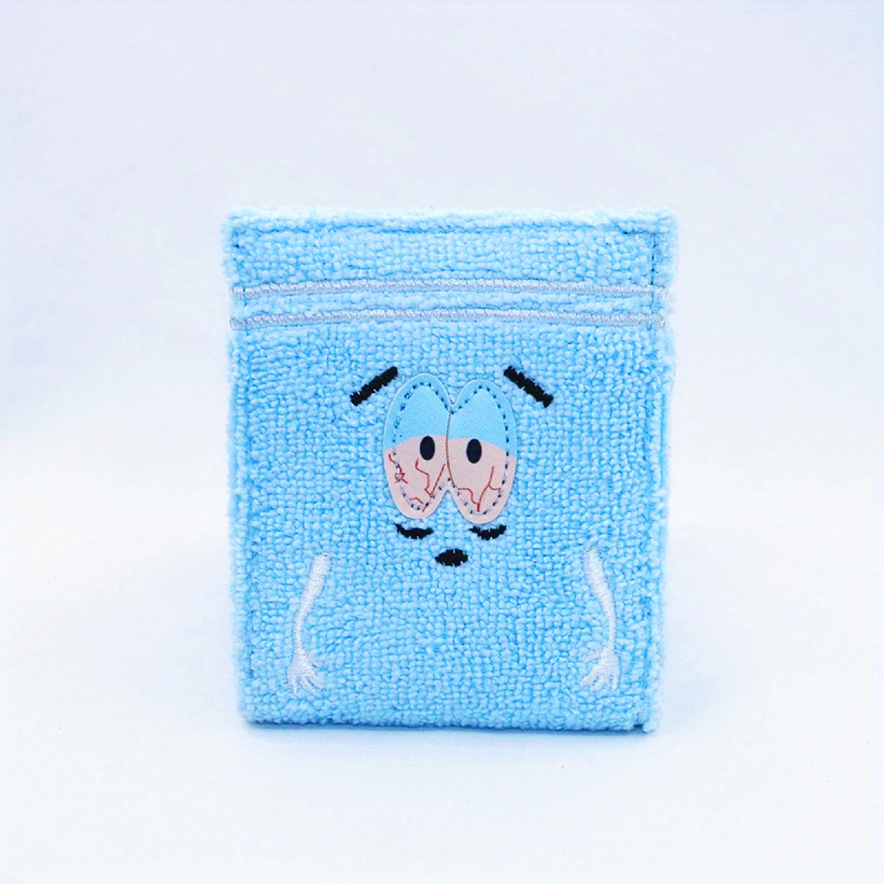 タオル生地刺繍アニメファッション財布、レディースかわいい財布、ショート80%オフ財布