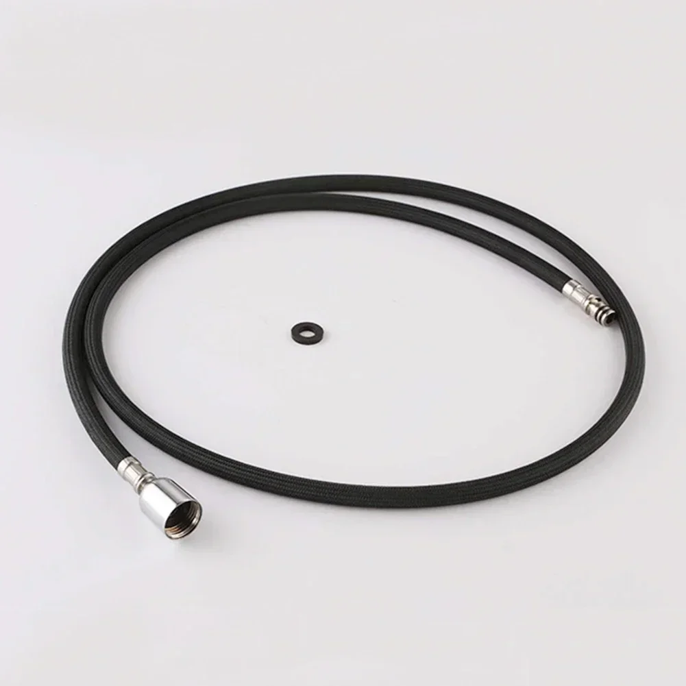 Home Improvement Kitchen Faucet Hose 1.5m Faucet Hose Metal Heads Resistant Easy Installation High Density Nylon