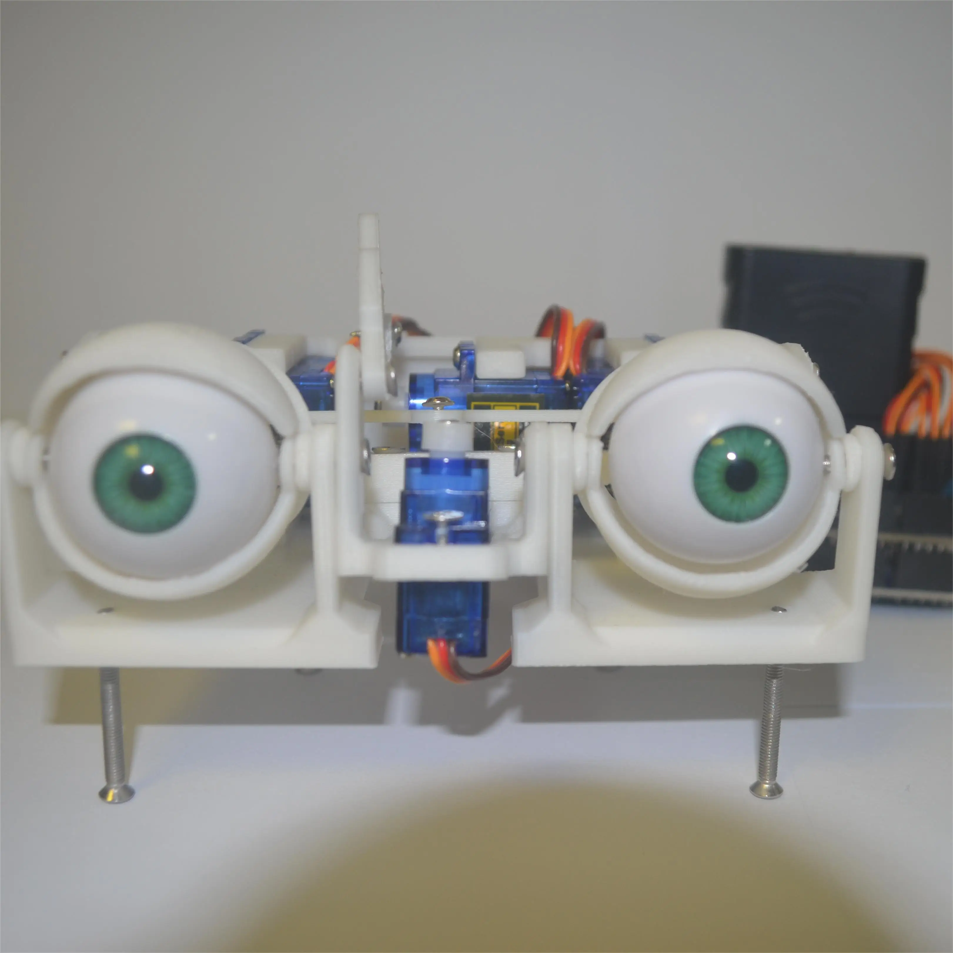 SG90 Robotic Eye For Arduino Robot DIY Kit ESP32/UNO Controller Open Source Code PS2 Control Robot Eyes Programmable Robot Kit