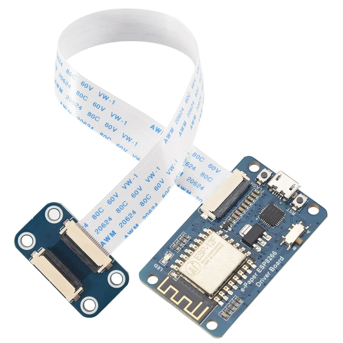 Waveshare แผงวงจร E-Paper, ESP8266รองรับ WiFi SoC สำหรับทุกระบบ E-Ink และอินเทอร์เฟซ Arduino