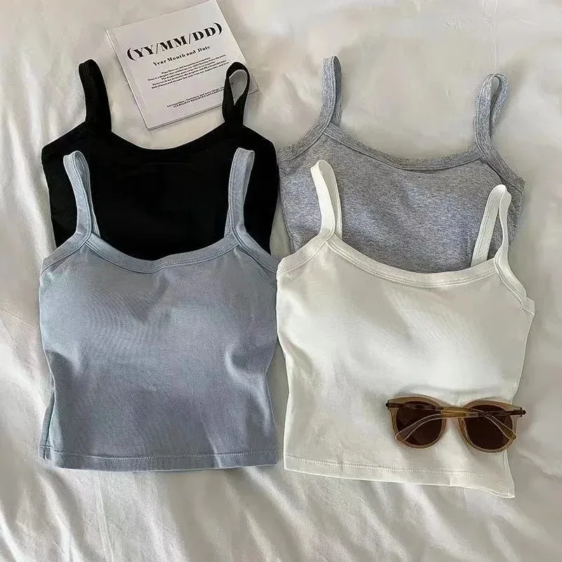 Crop Top Donna Sexy Top senza maniche Moda Intimo femminile Canotta da donna Ragazza T-shirt basic Gilet Lingerie Reggiseni Top a tubo Hot