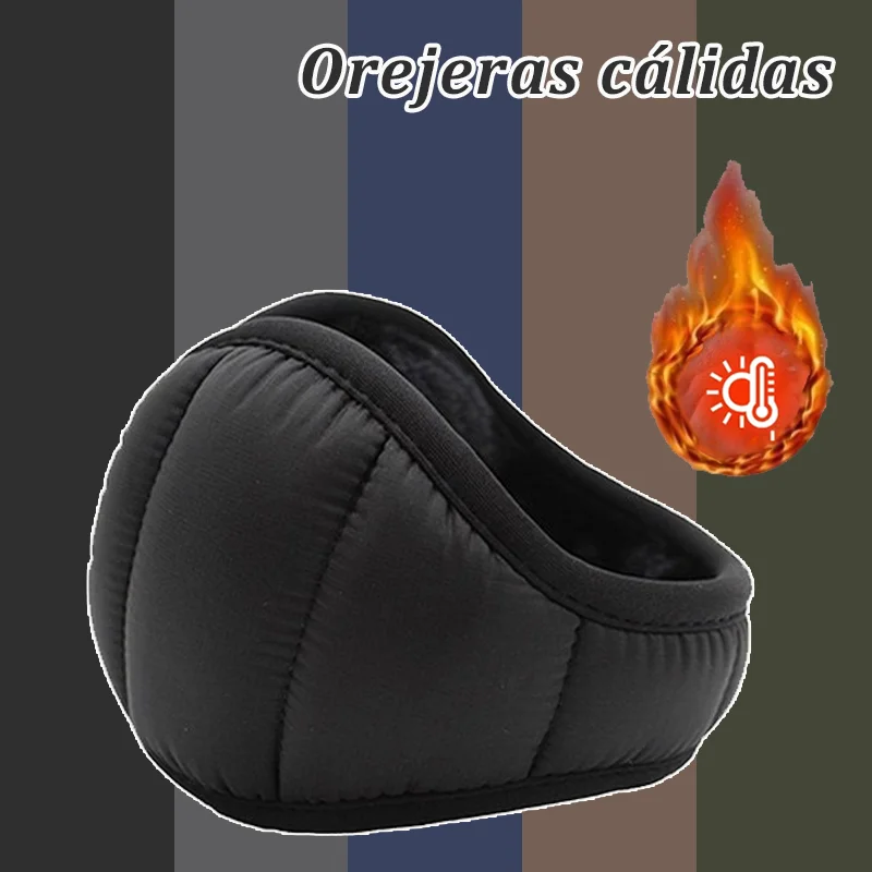 Orejeras impermeables para invierno, orejeras cálidas para correr al aire libre, orejeras cálidas para hombres y mujeres, diadema a prueba de frío, banda para el cabello Unisex