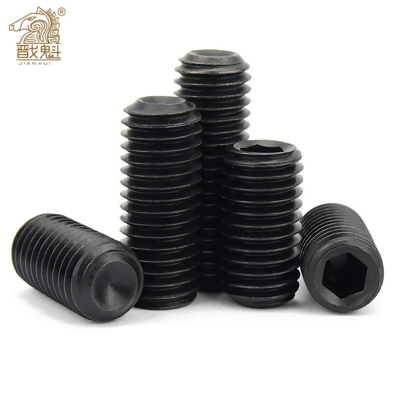 20/10/5/2 Chiếc M1.6 M2.5 M3 M4 M5 M6 M8 12.9 Cao Cấp Hợp Kim Thép Carbon thép Không Gỉ Không Đầu Lục Giác Rỗng Vít Din916