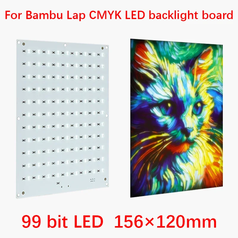 Per Bambu Lab Lithophane Pannello Led CMYK Scheda Retroilluminazione A LED PLA Basic CMYK Lithophane Bundle Stampa 3D Foto di Lithophane