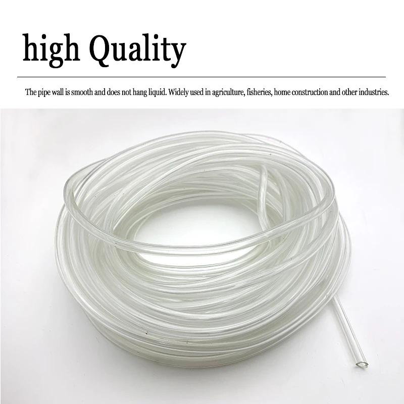 1M/3M PVC Soft Hose ID 2 3 4 5 6 8 10 12 14 16 18 20 25 32mm Odorless Plastic Transparent High Quality Water Pump Flexible Tube