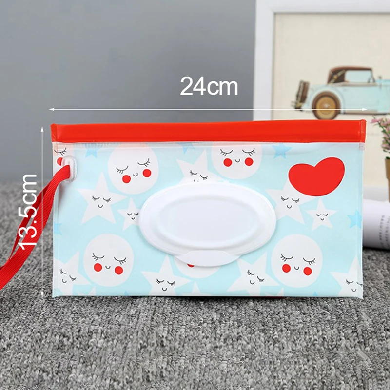 Eva bebê wet wipe bolsa toalhetes titular caso flip capa snap-cinta reutilizável recarregável molhado limpar saco ao ar livre útil caixa de tecido