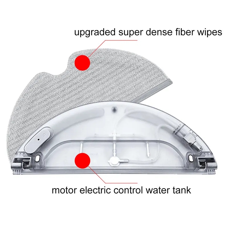 Tanque de água de substituição para xiaomi mijia 1c recipiente de água de controle elétrico xiomi mi stytj01zhm robô aspirador de pó peças